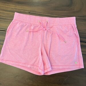 Lilly Pulitzer Heathered Pink Athletic Drawstring Shorts